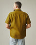 Men's Linen Shirt - Fir Green